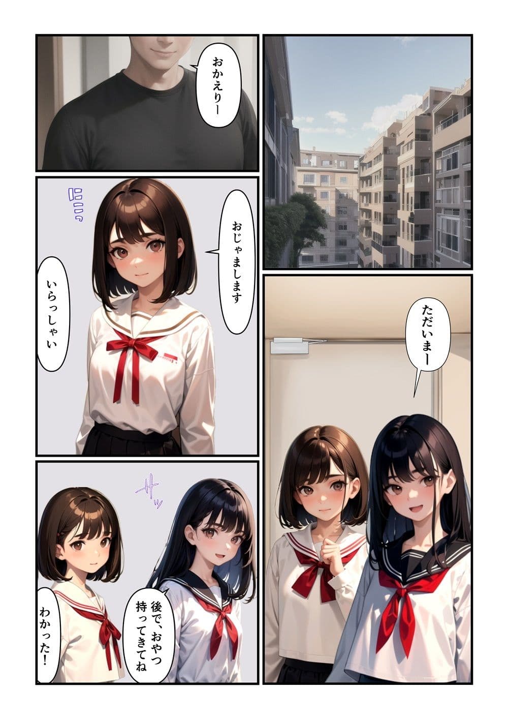 娘の友達に背徳種付けプレス サンプル 1