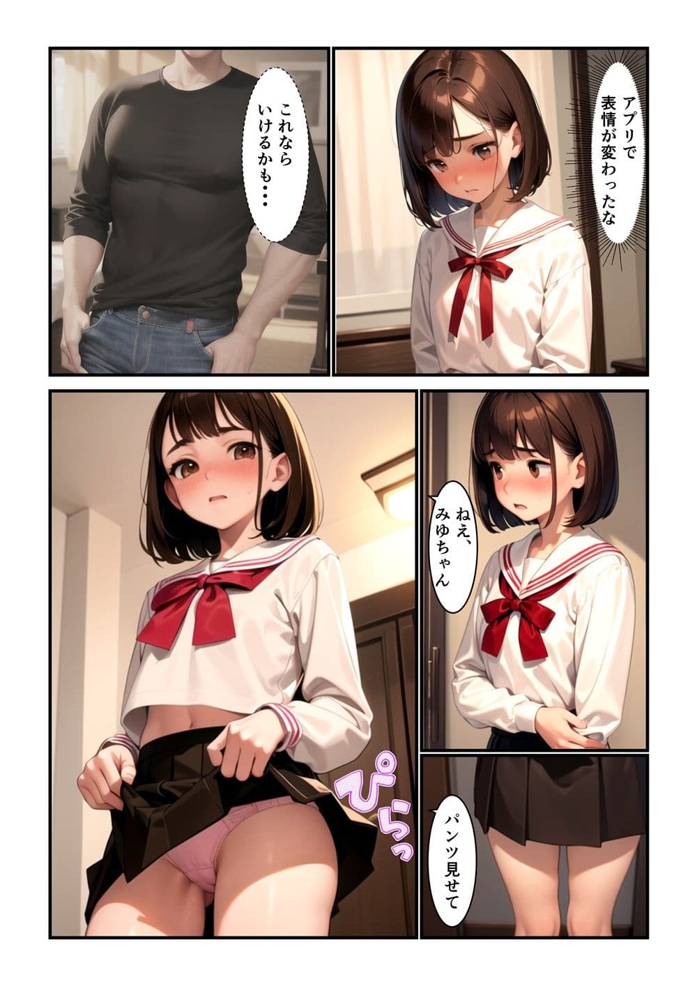 娘の友達に背徳種付けプレス サンプル 4
