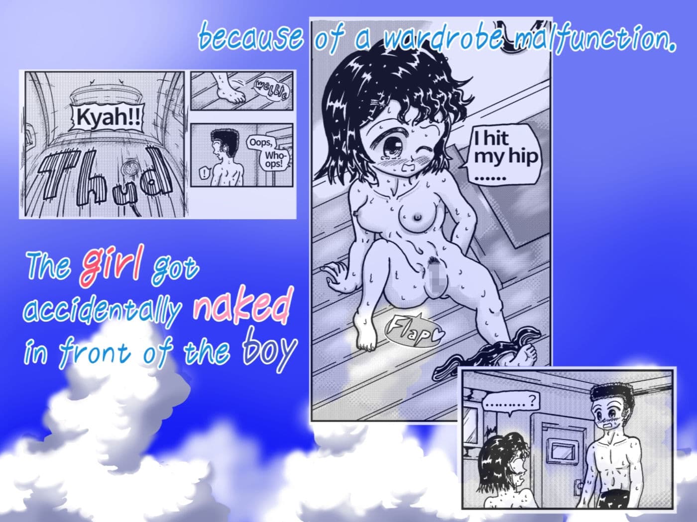 Two NAKED sumner swimmers サンプル 2