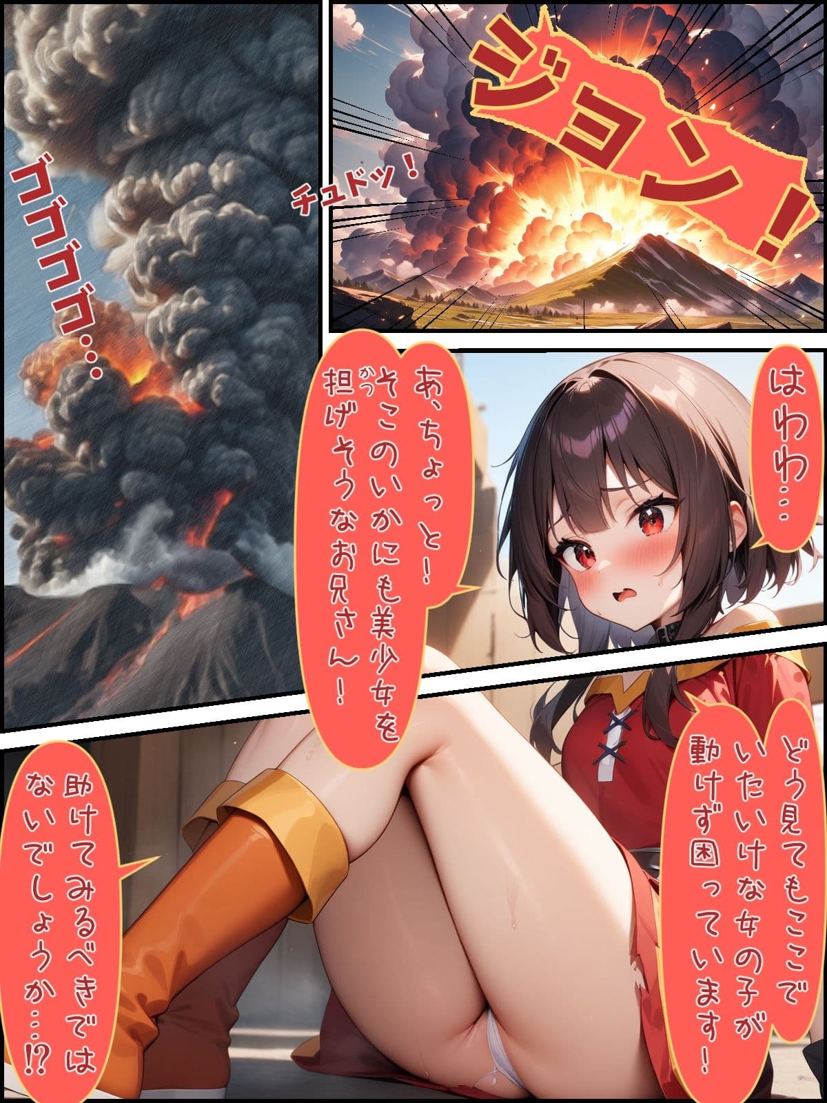 この爆裂魔法娘に白濁を！ サンプル 2
