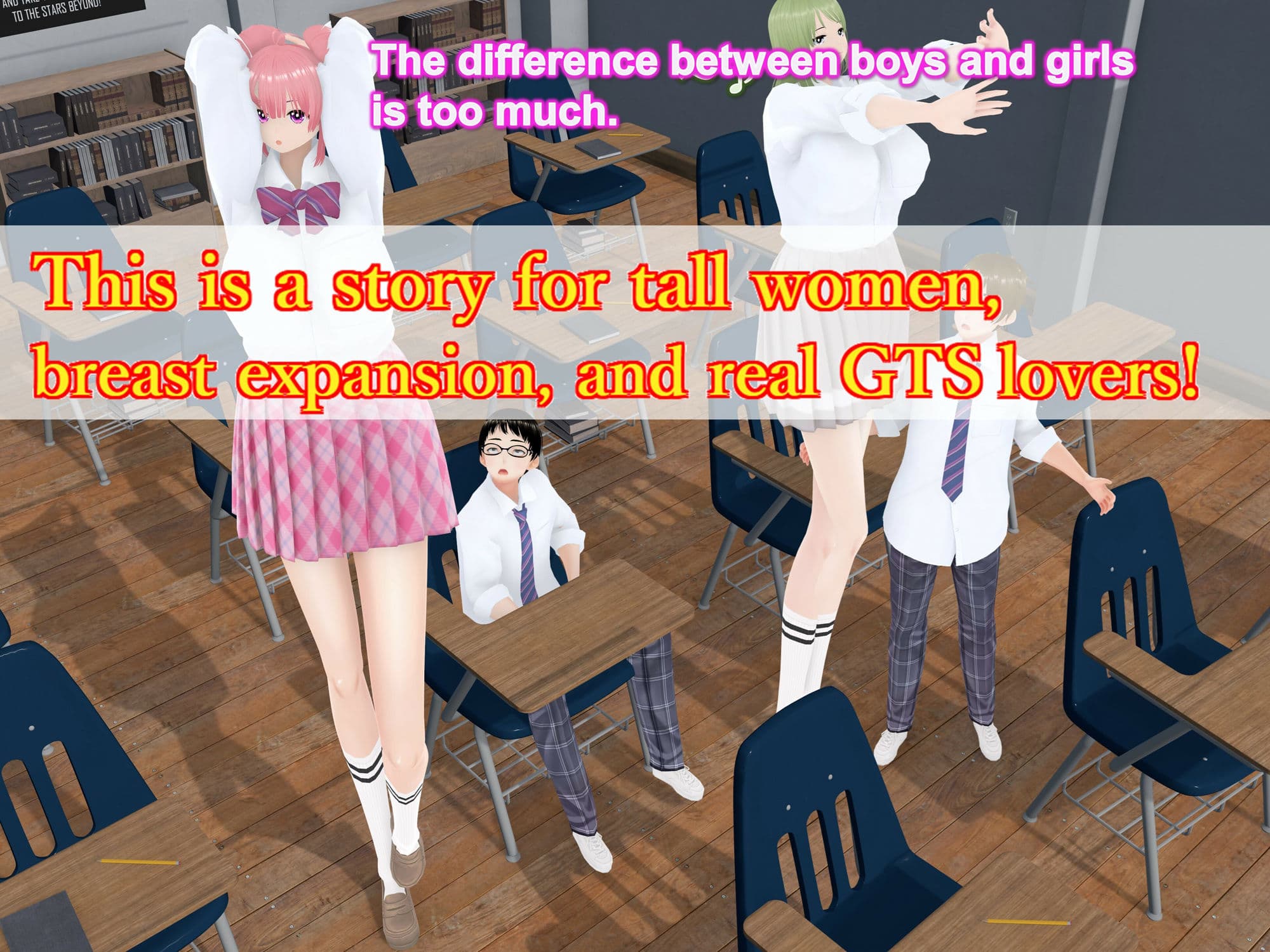 Outgrowing only girls， Overtake boys， Growth sound. Classmate Arc サンプル 3