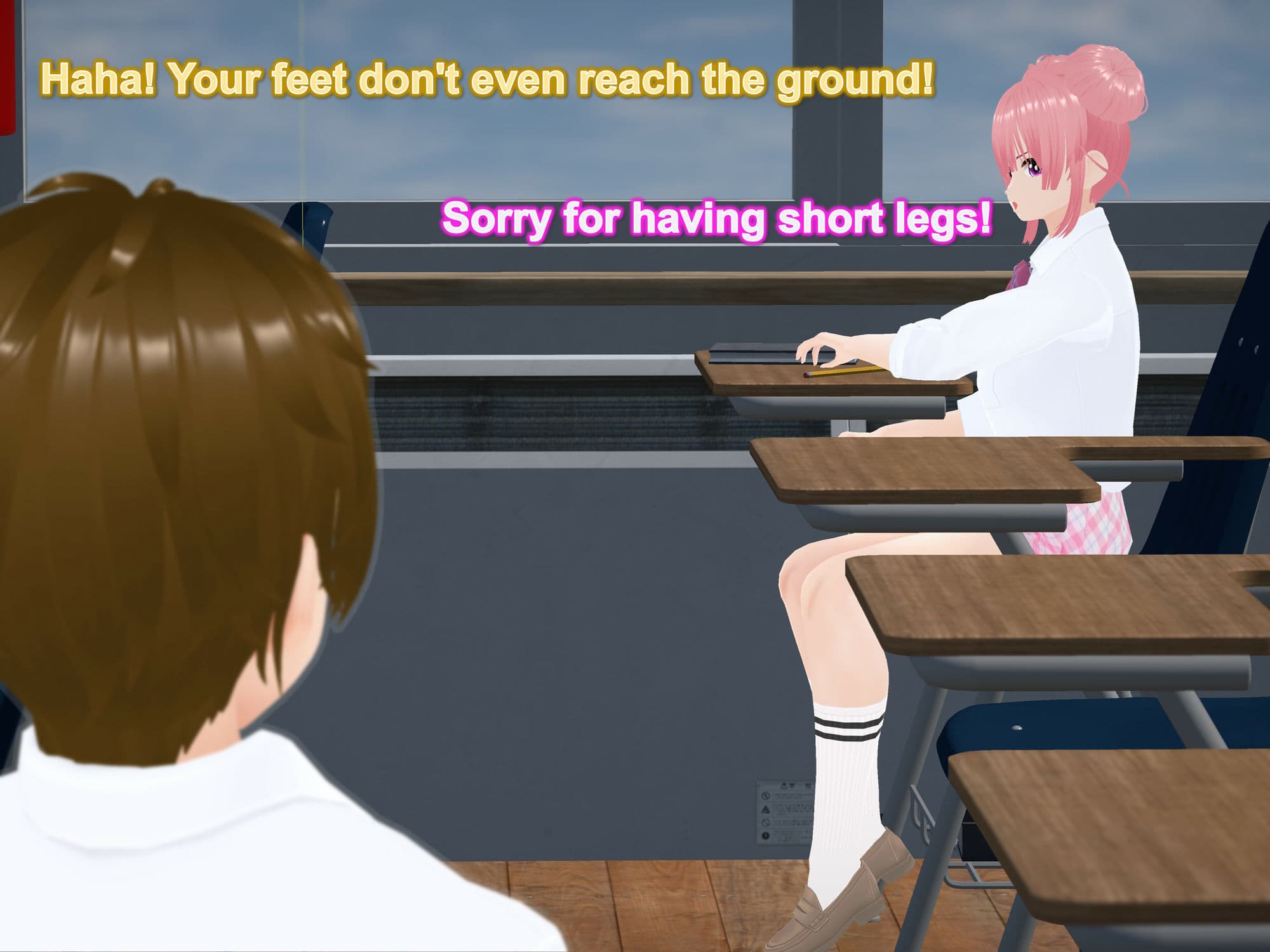 Outgrowing only girls， Overtake boys， Growth sound. Classmate Arc サンプル 9