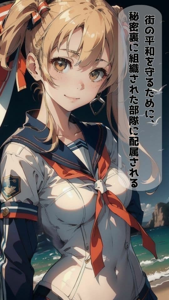 女子校生スパイの受難【AI美女イラストコミック】 サンプル 3