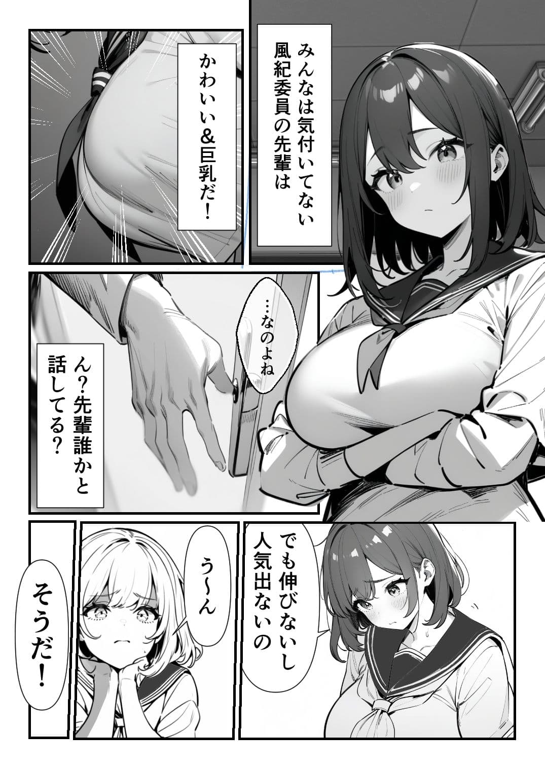 仲の良い先輩が中出しメス堕ちする話 サンプル 2