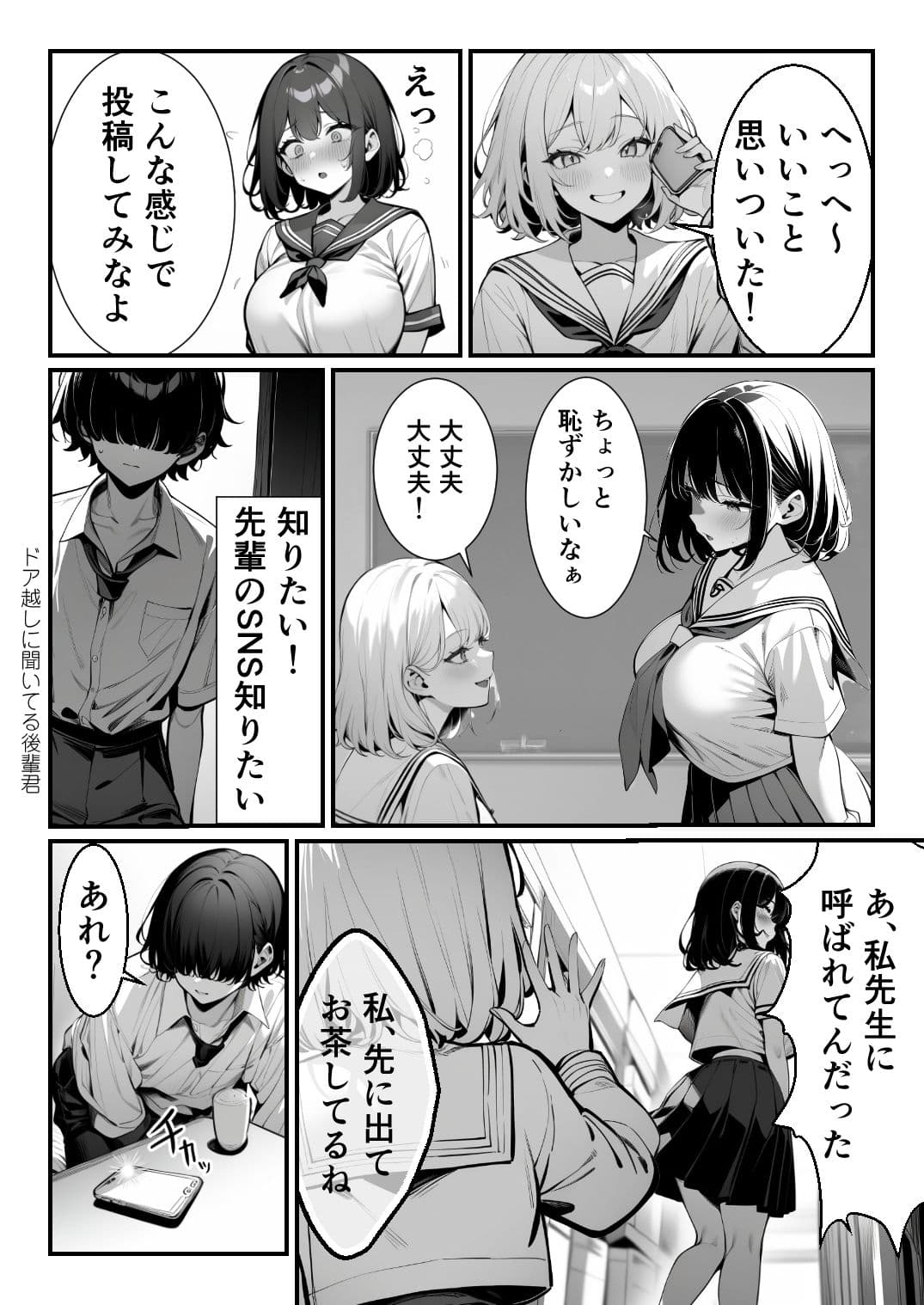 仲の良い先輩が中出しメス堕ちする話 サンプル 3