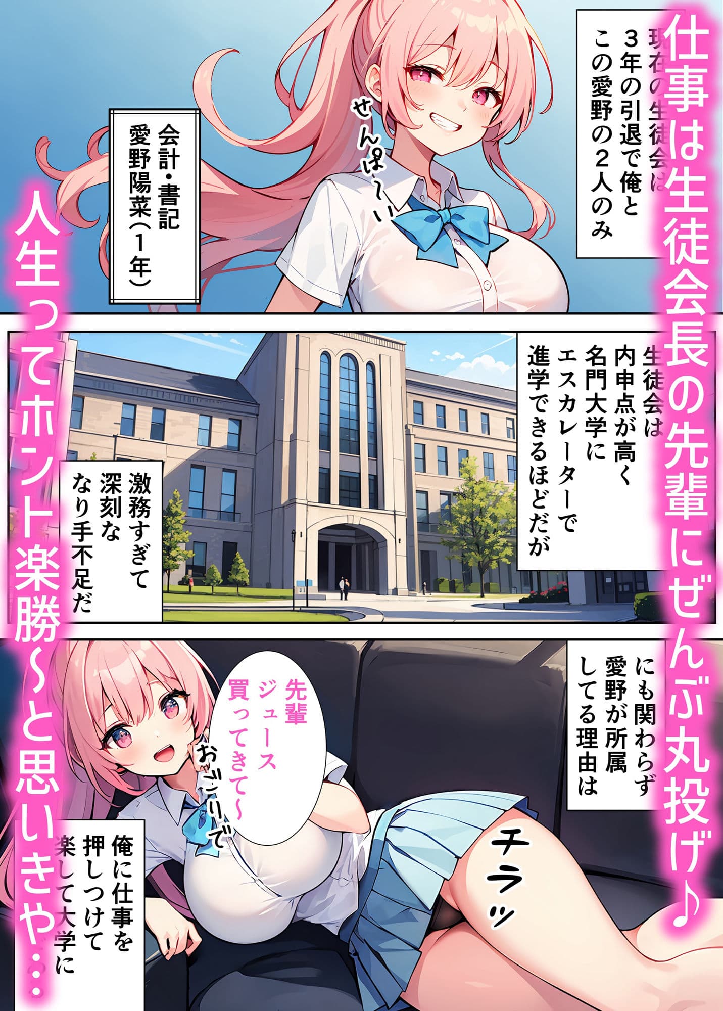 生意気な処女後輩は超ザコまんこ サンプル 2