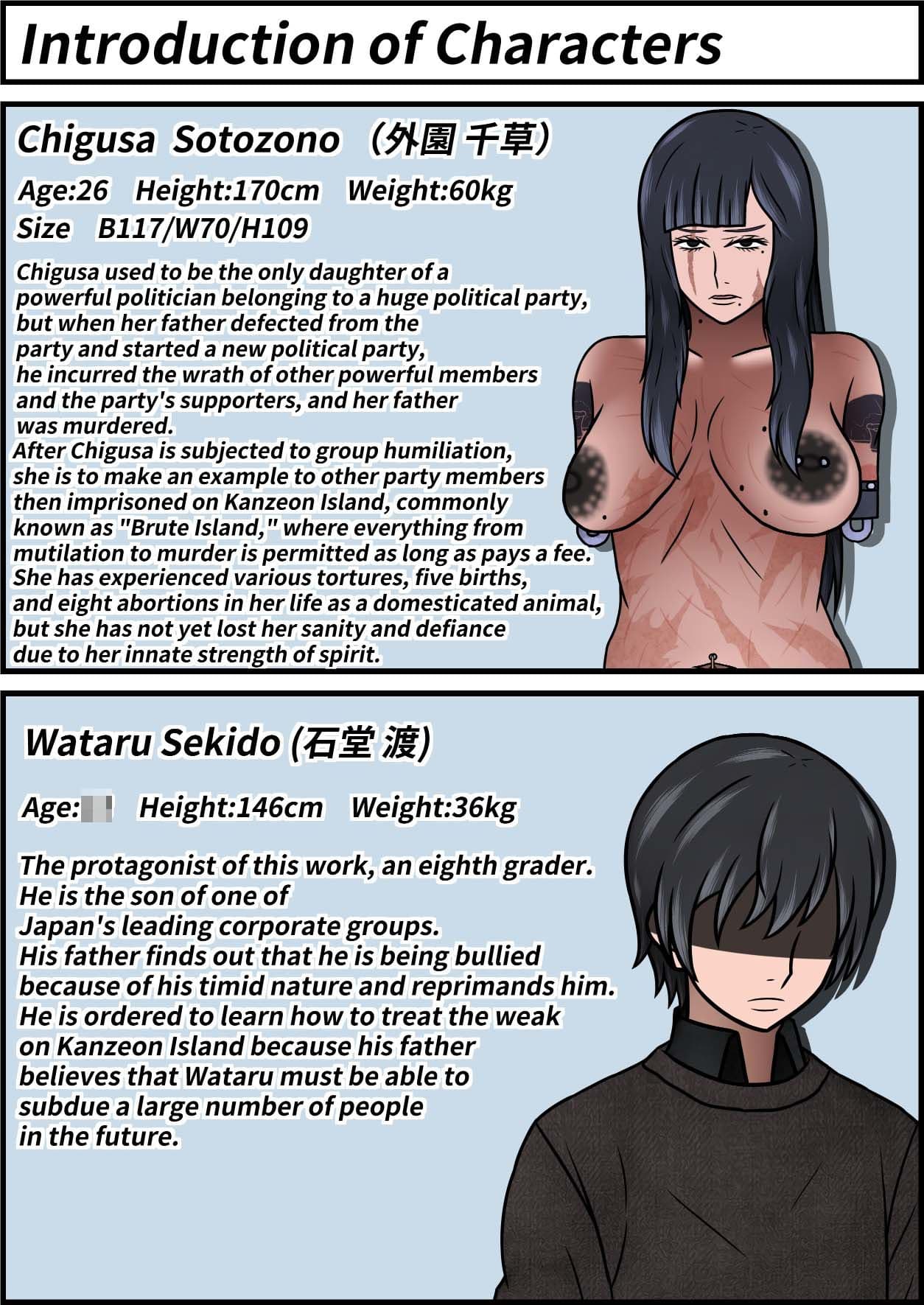 畜生島の欠損娼婦 外園千草26歳 サンプル 10