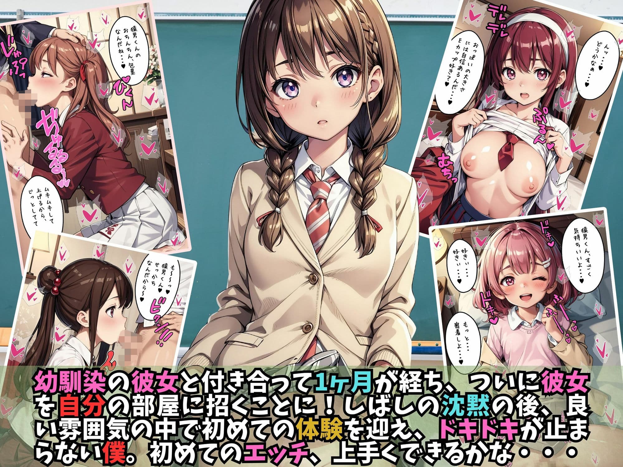 幼馴染の彼女との純愛SEXに溺れる俺 サンプル 1