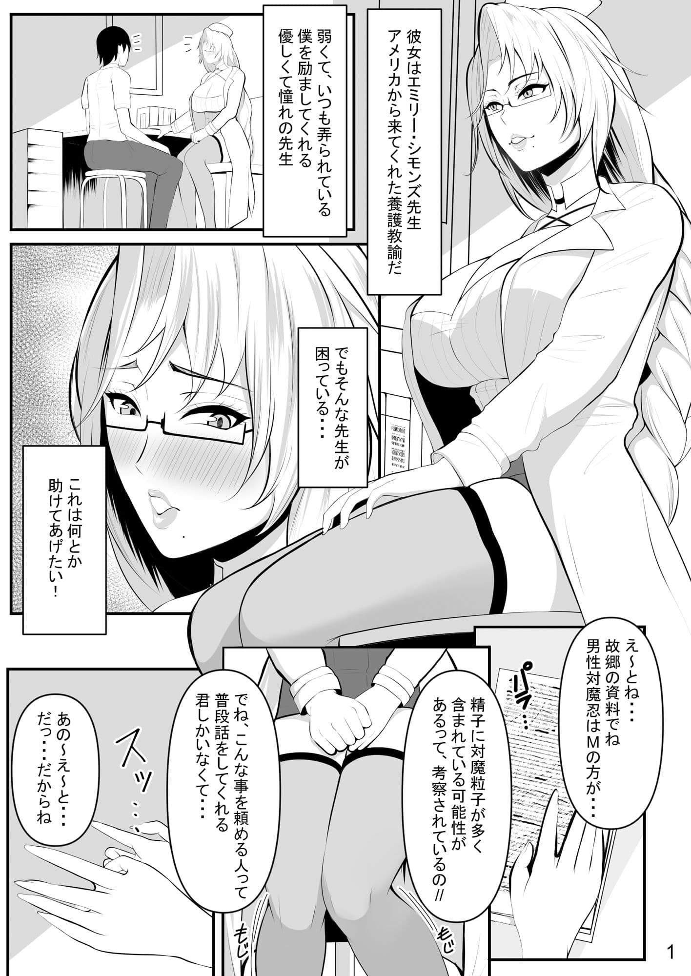 養護教諭エミリー先生のドすけべM男調査 サンプル 2