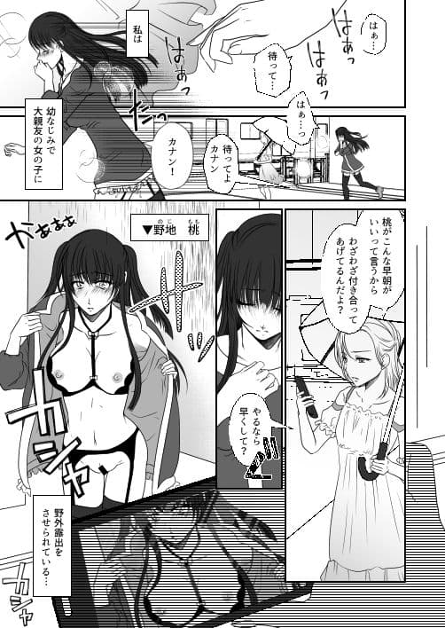 親友の女の子に野外露出させられた私 サンプル 1