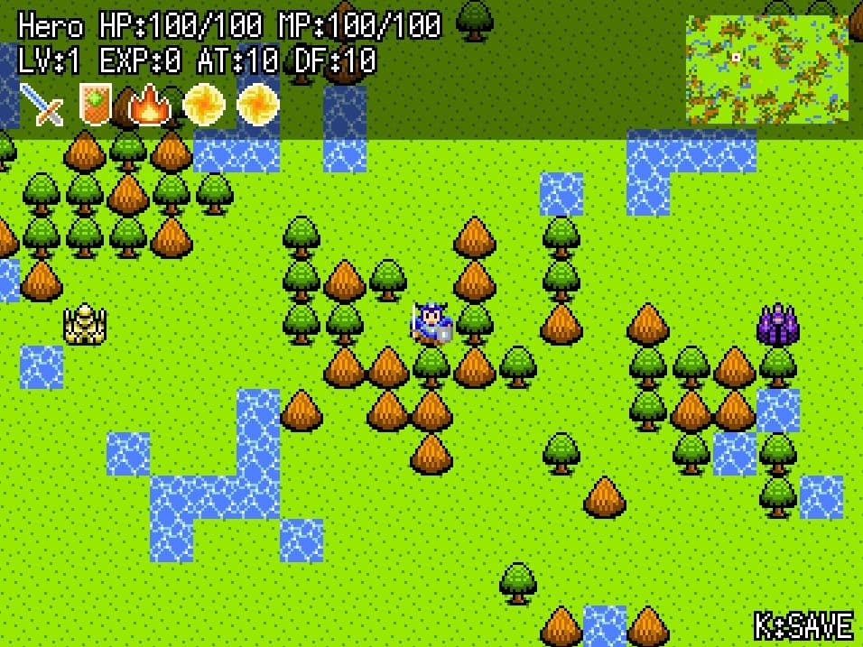 PythonとPygameで作る レトロ風RPG 全コード サンプル 3