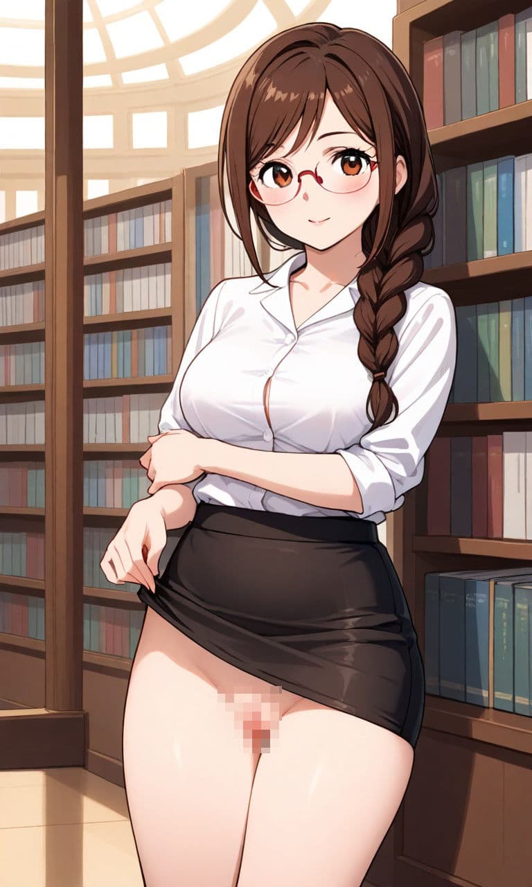 伸子、史乃、薫 女好き遡ること6か月 司書先生はセフレの友達でやっぱり処女だった サンプル 2