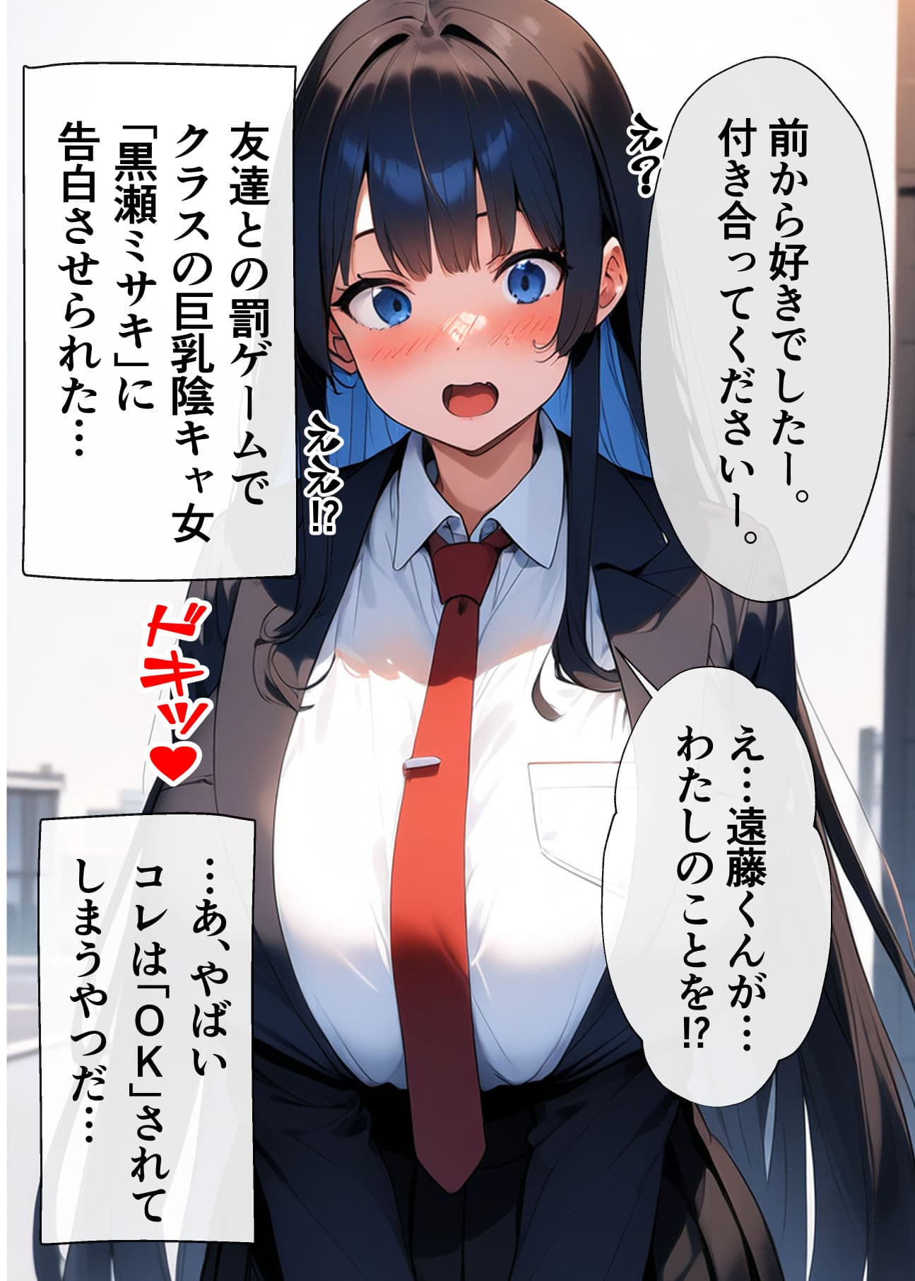 罰ゲームで告白した陰キャ巨乳女が調子に乗るのでゲームでボコした結果【コミック版】 サンプル 2