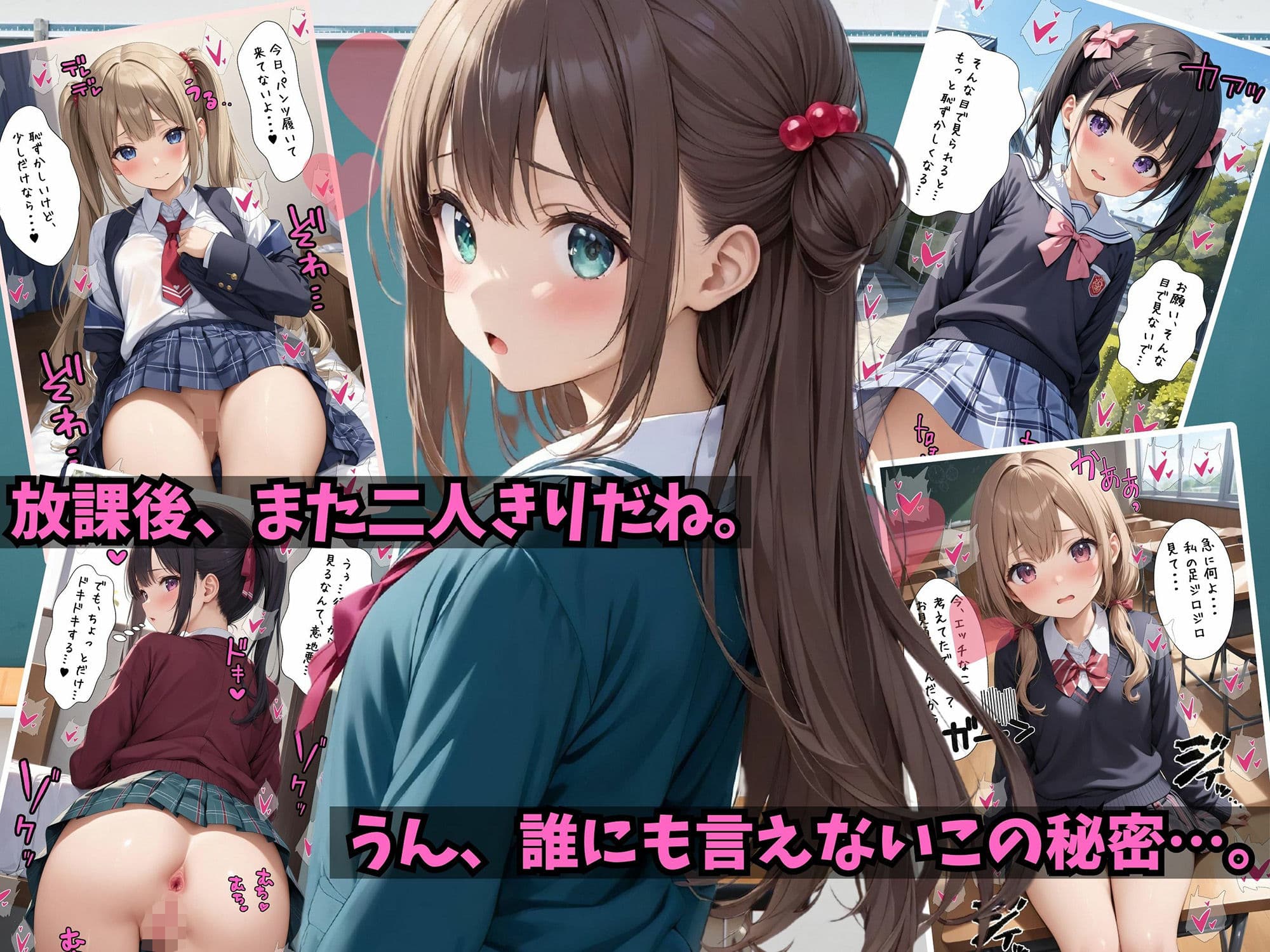 僕と彼女の秘密の放課後セックス サンプル 1