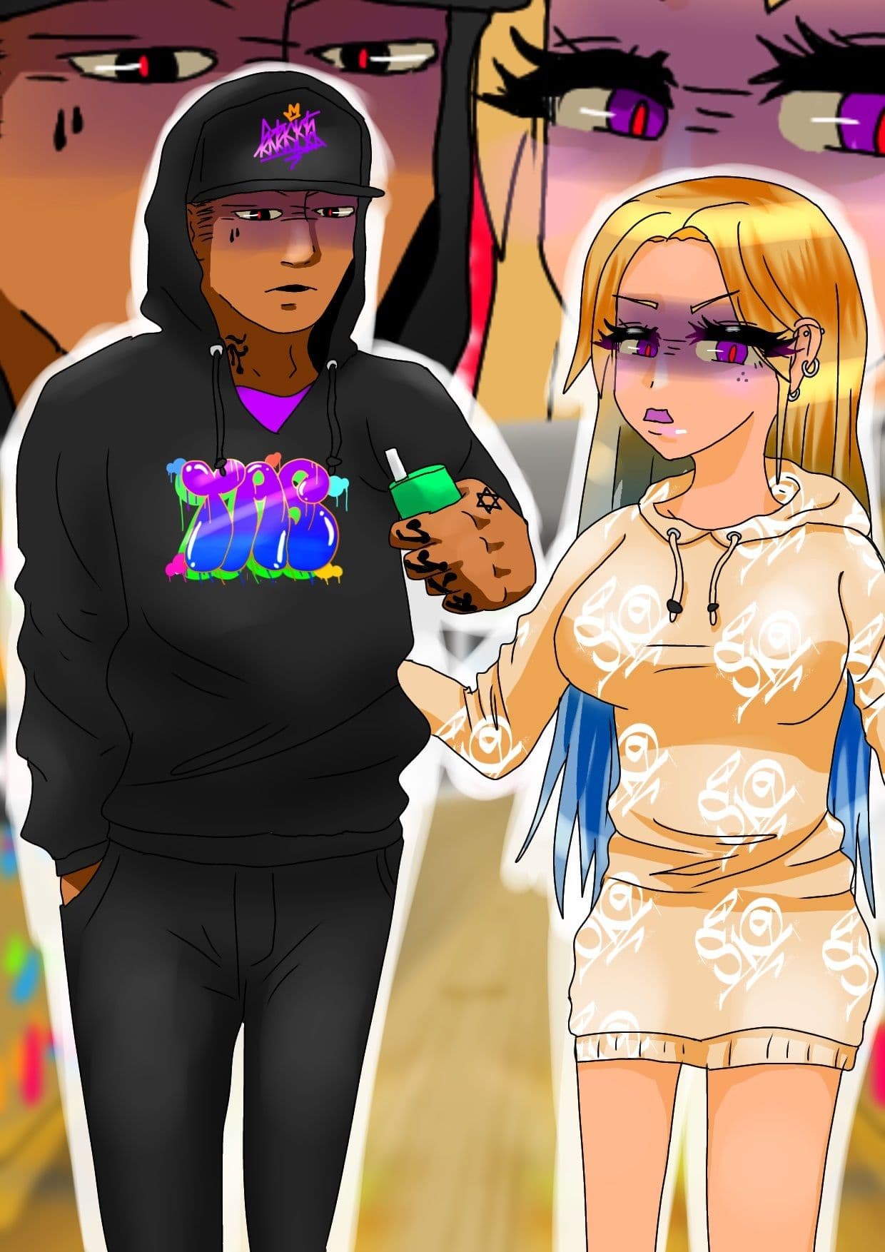 ヤンキー＆ギャル4人時間停止○ サンプル 5