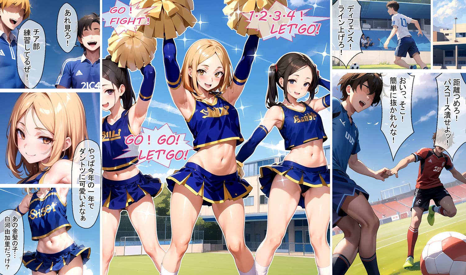 寝取られチアダンス 俺の彼女がビッチにされるまで サンプル 4