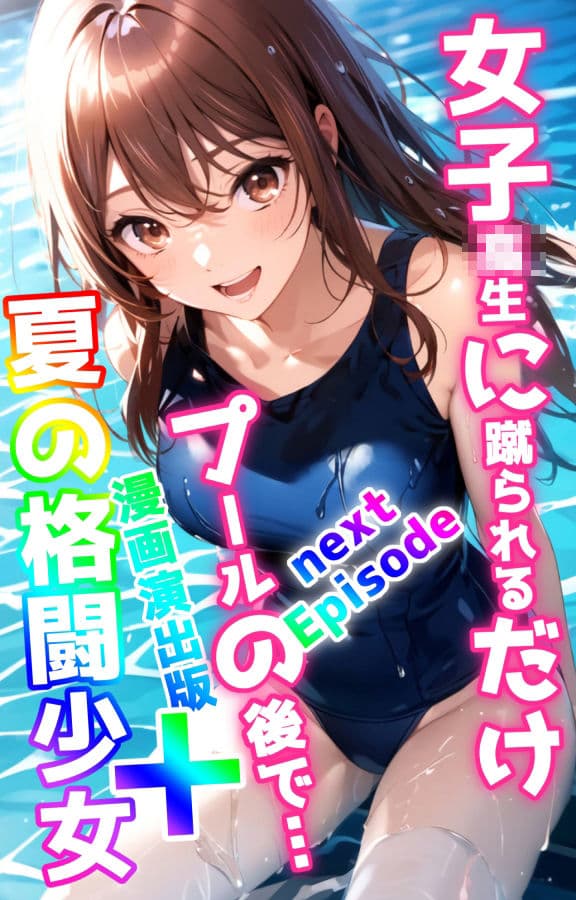 女子校生に蹴られるだけnext Episode プールの後で… 漫画演出版＋夏の格闘少女 サンプル 1