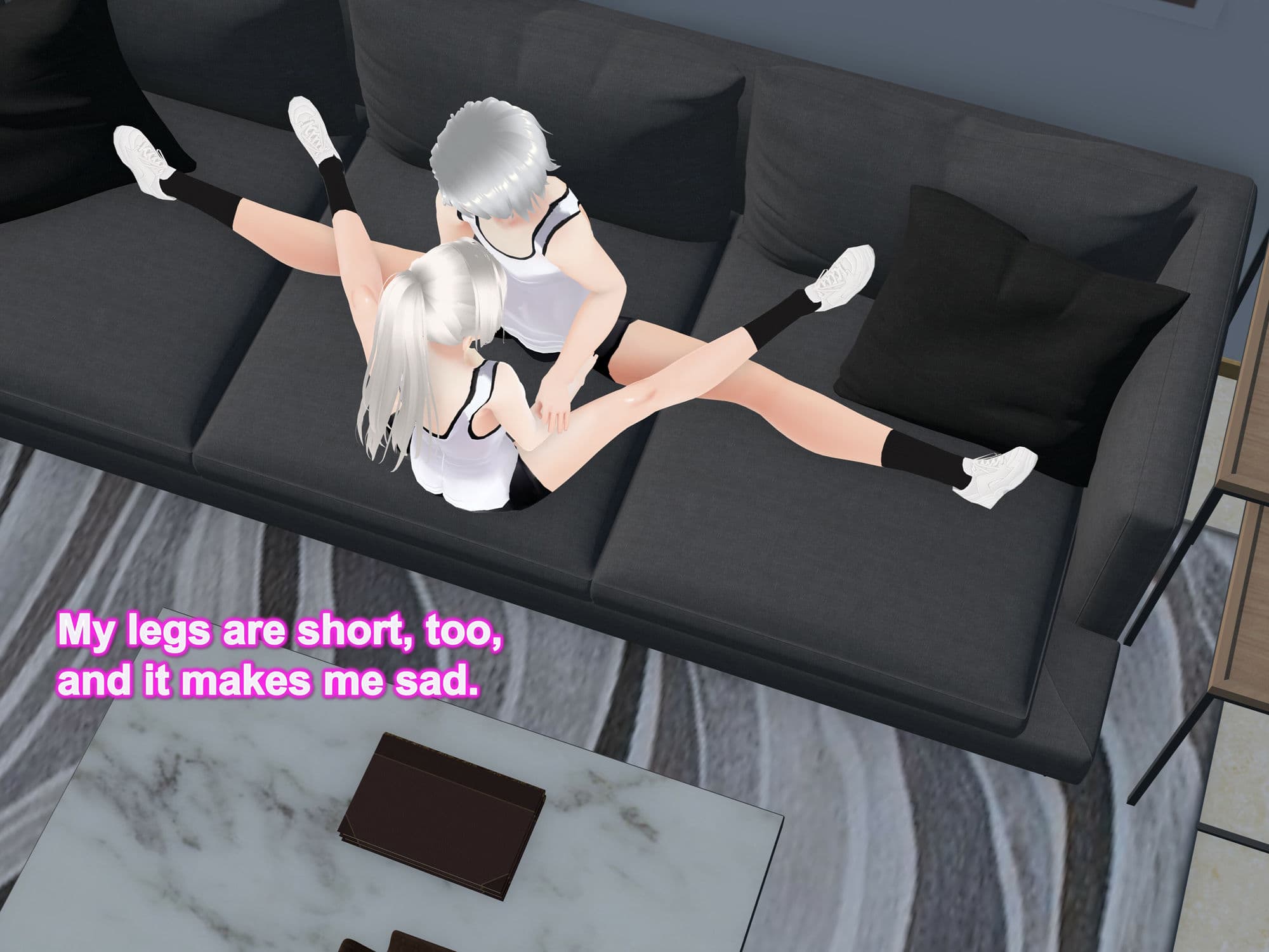 Outgrowing only girls， Overtake boys， Growth sound. Stretching exercises Arc サンプル 4