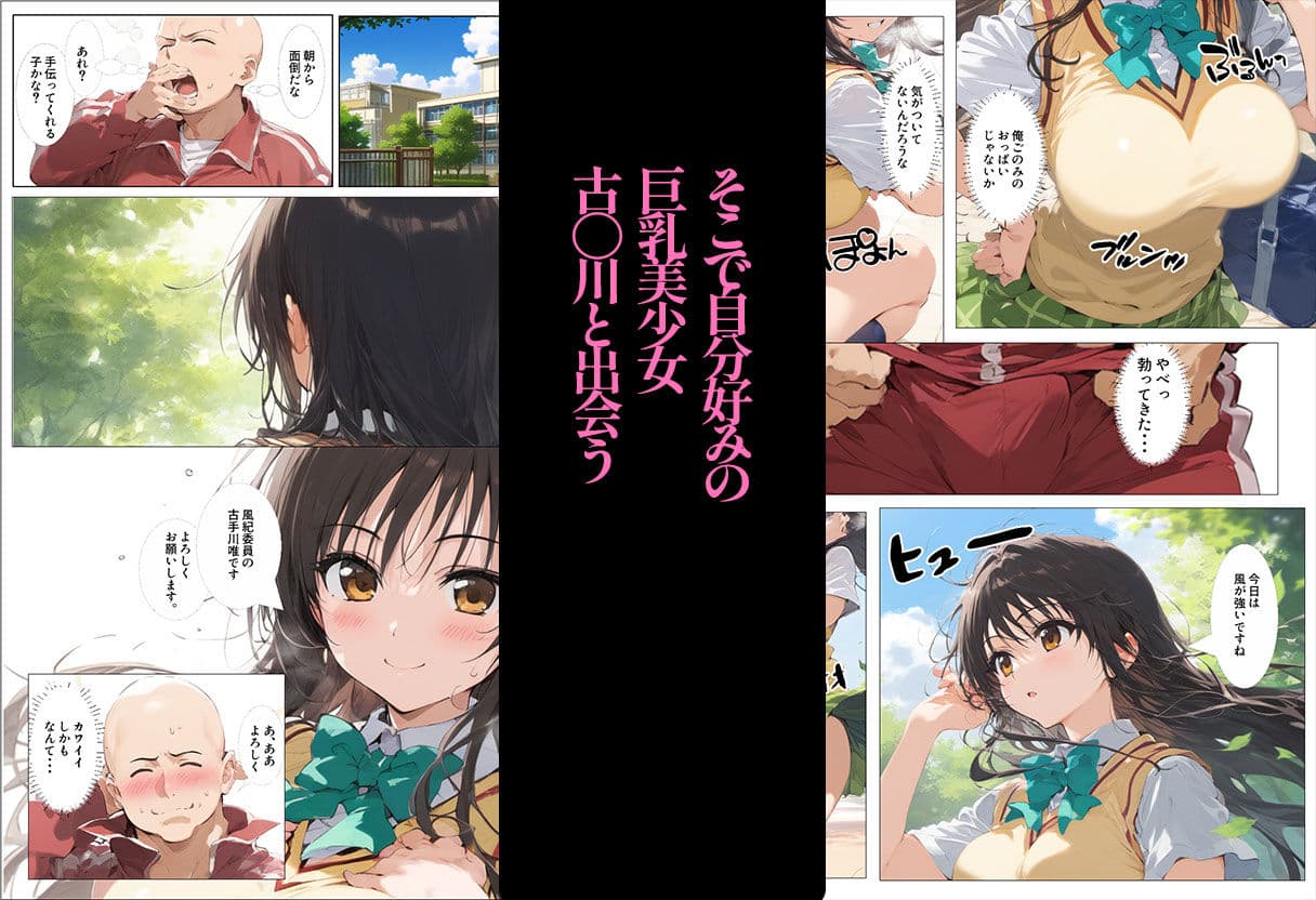 古〇川唯、絶倫キモ教師の肉便器になった話 サンプル 2