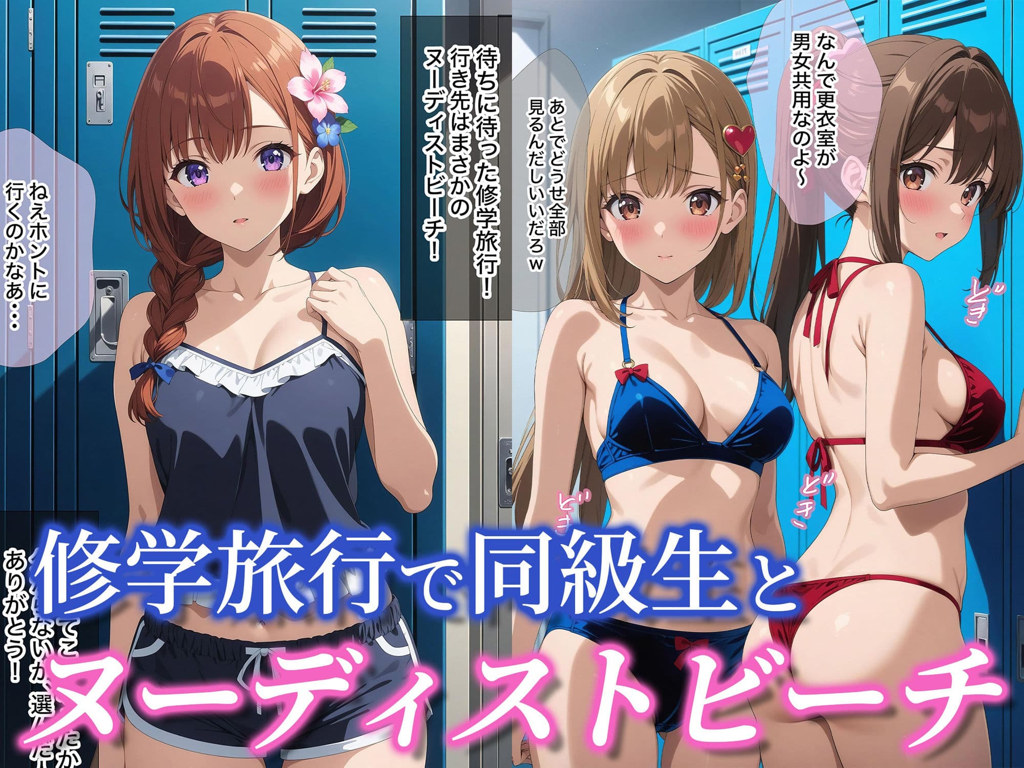 修学旅行先はヌーディストビーチ♪ サンプル 1