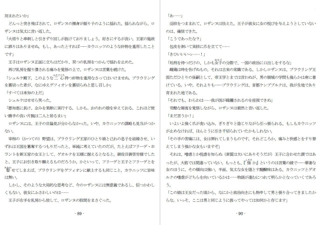 極刑王女への淫辱と拷責(黒) サンプル 8