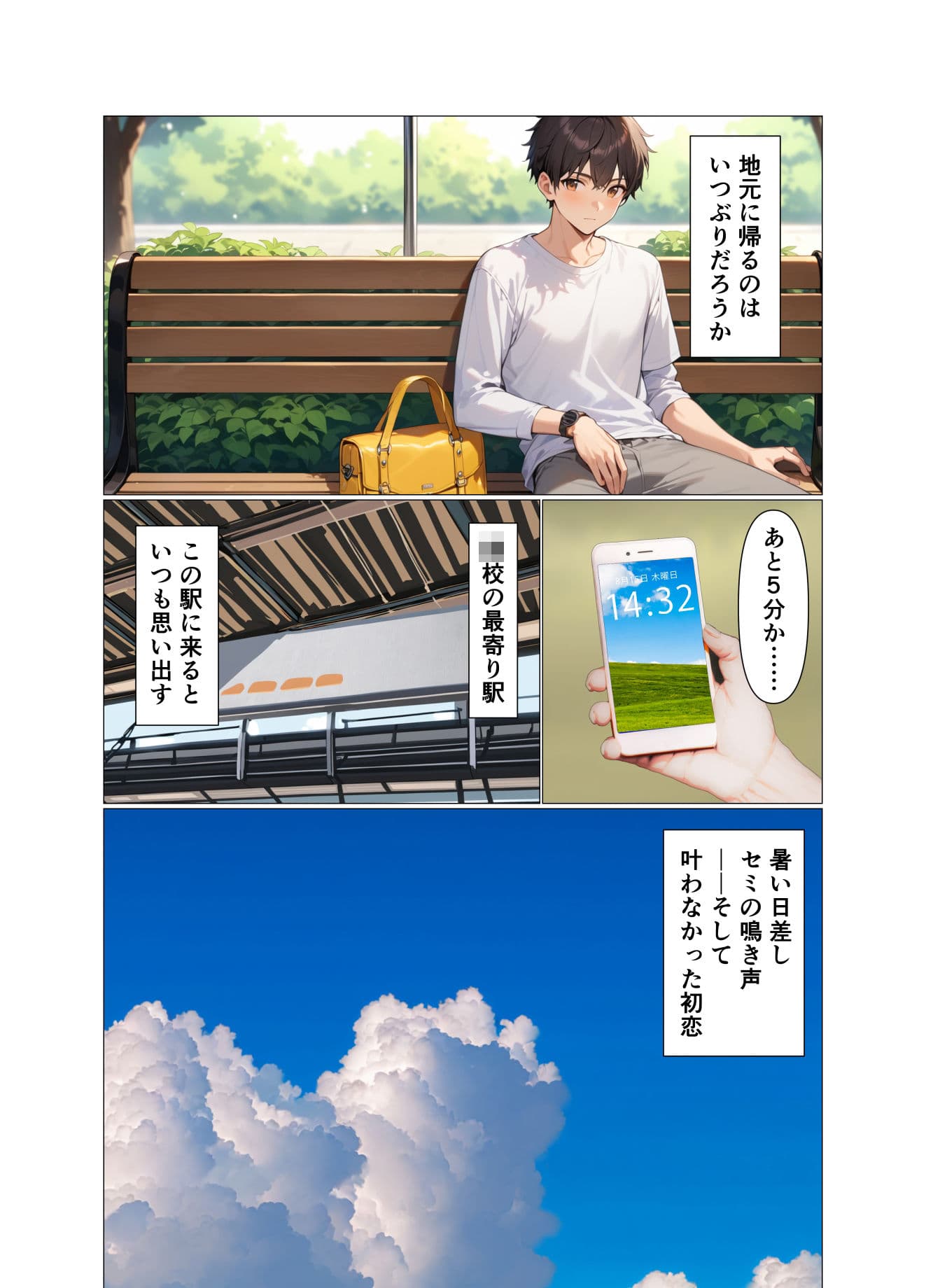 ナツノキオク -初恋で初体験の相手と再会SEX- サンプル 2