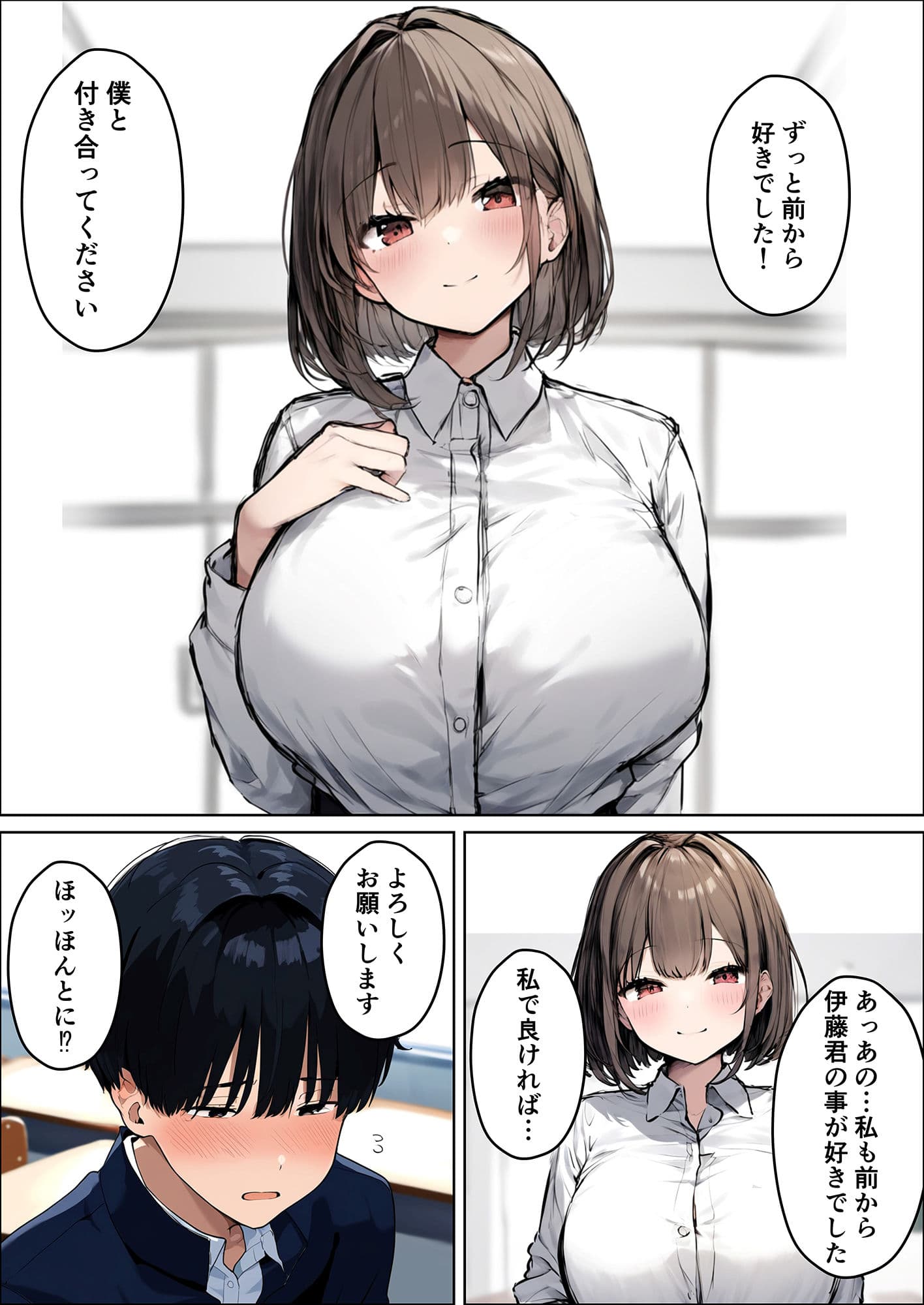 不良先輩に寝取られた巨乳彼女 サンプル 1