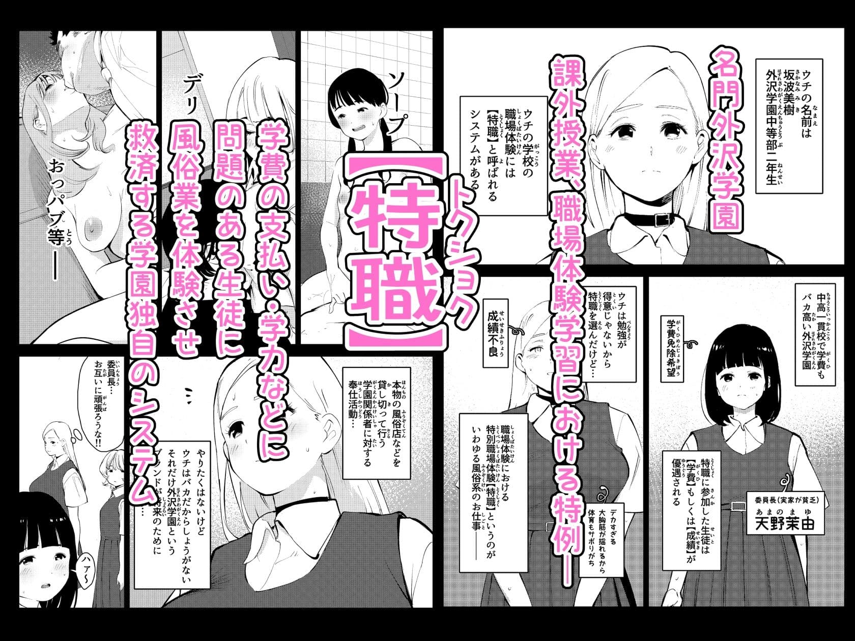 ウチの学校には職場体験に風俗がある サンプル 1