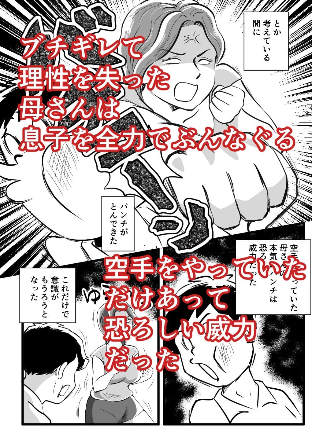機嫌の悪い母を幸福にさせた息子 サンプル 3