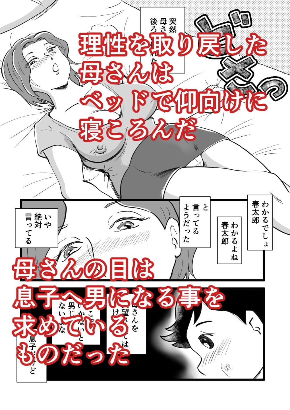 機嫌の悪い母を幸福にさせた息子 サンプル 5