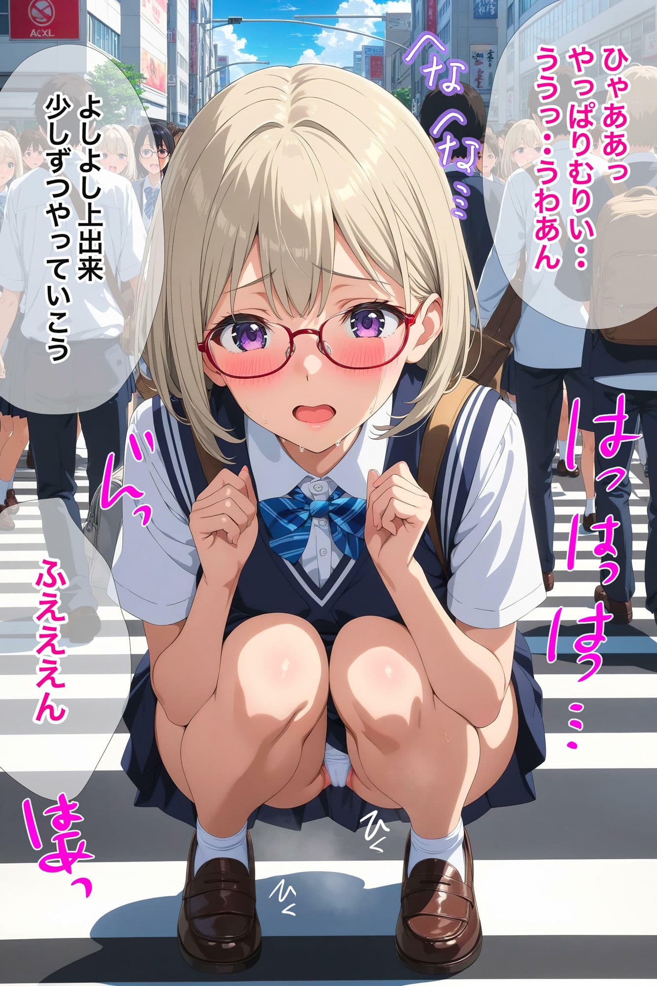 快楽に溺れる学園の少女たち【アニメ調高画質】 サンプル 4