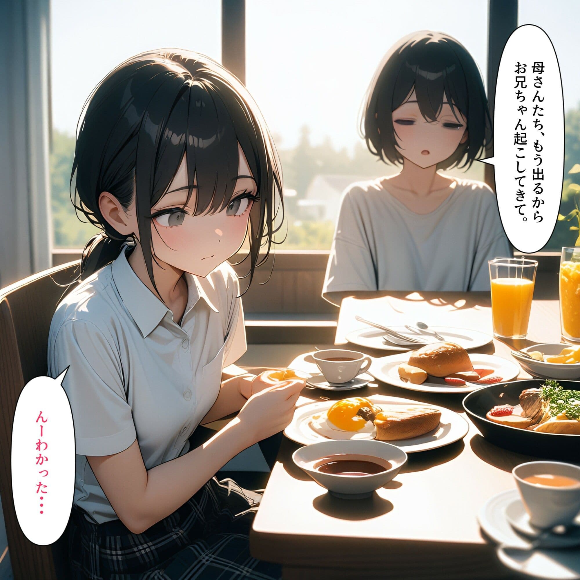 毎朝、ベッドまで起こしにきてくれる妹 サンプル 2