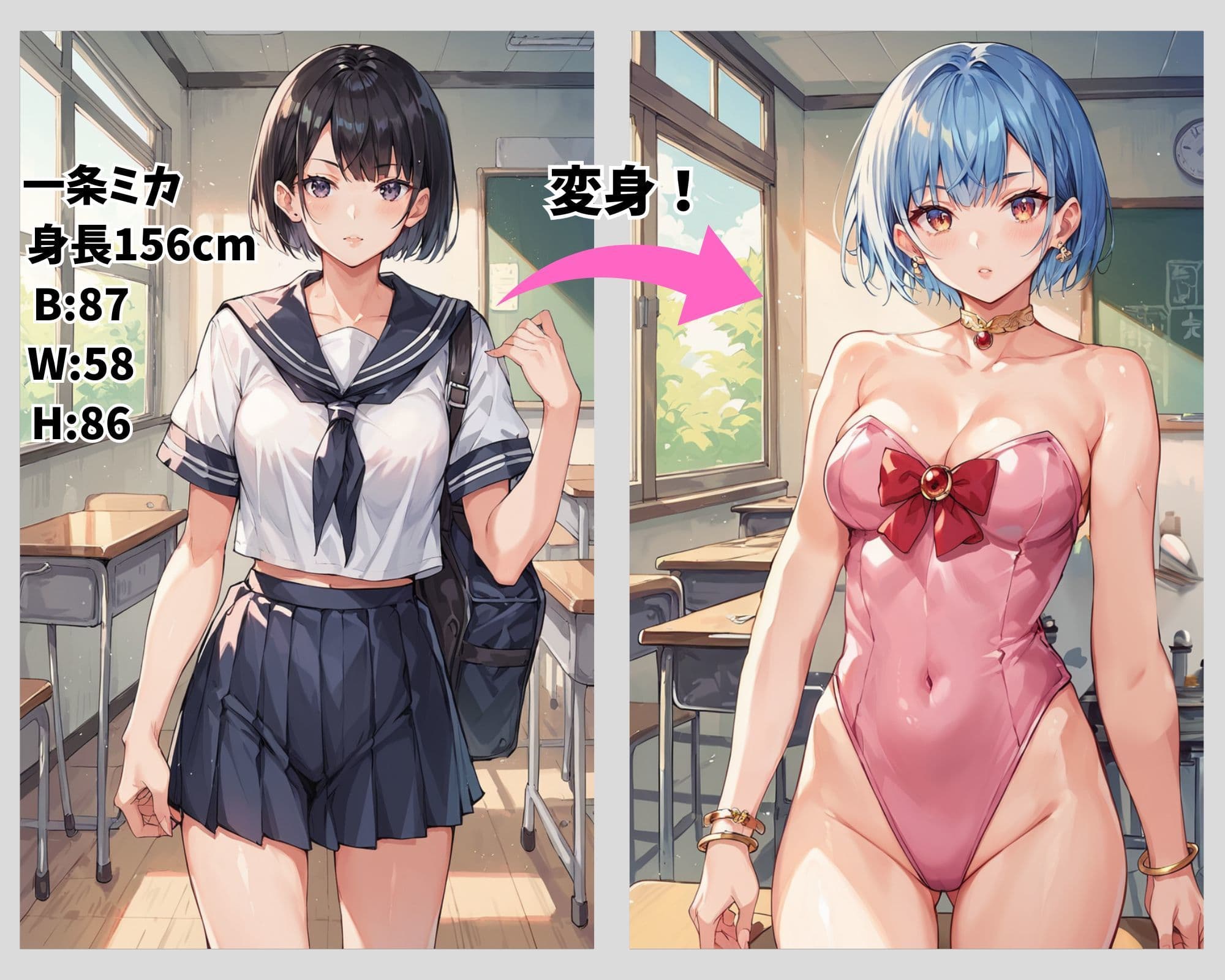 【フルカラーコミック】敗北した女子校生ヒロイン 〜犯●れた変身ヒロイン「ミカ」〜 サンプル 1