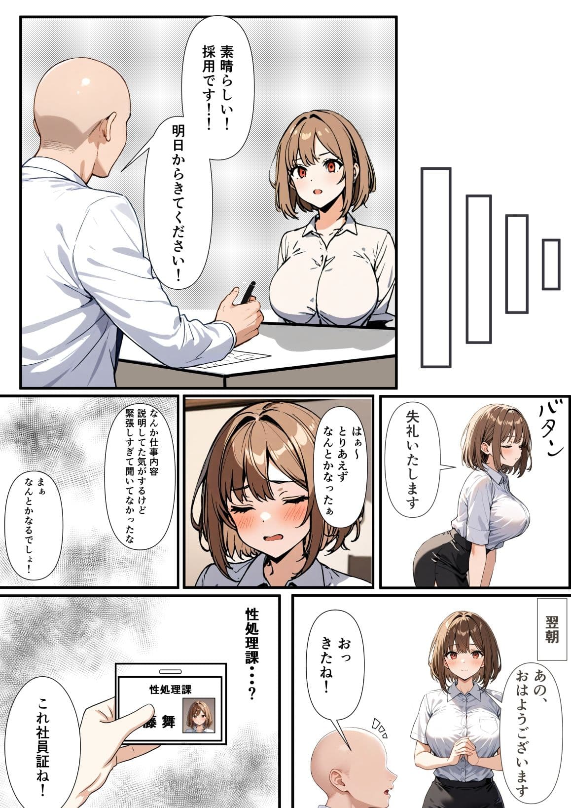 新設！性処理課〜採用されたのは性処理課でした〜研修編 サンプル 2