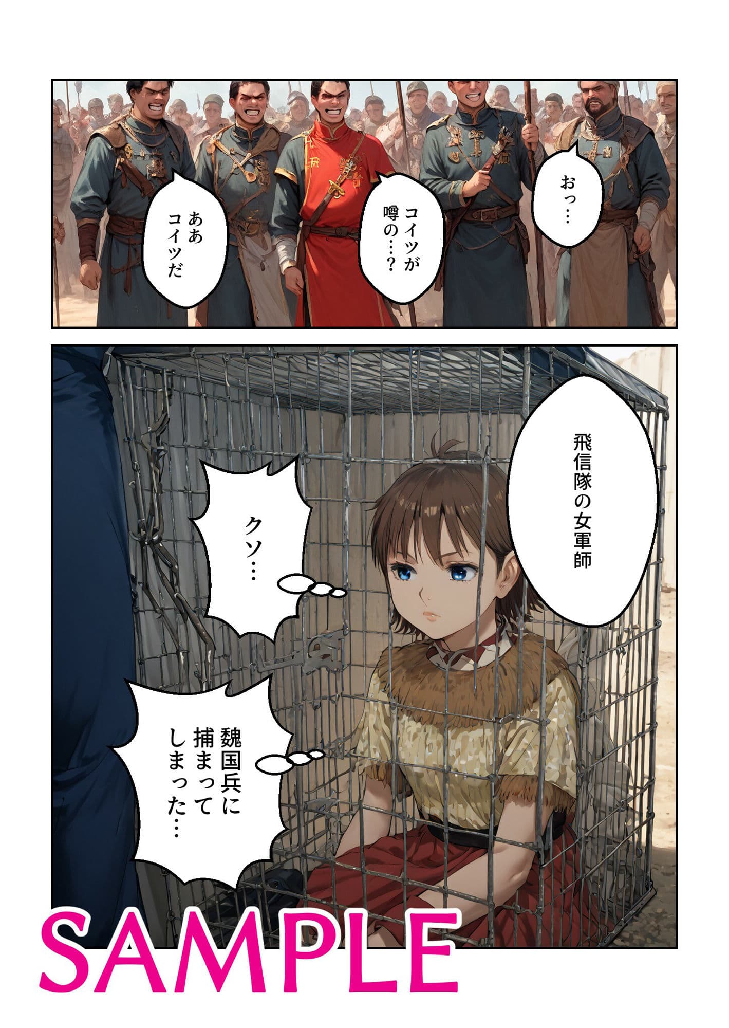キング◯ム 魏国に囚われし女軍師【マンガ】 サンプル 1