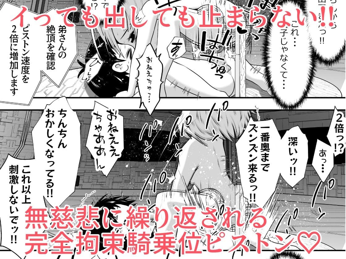 仲良し姉弟が拉致されて拘束されたまま交尾させられるお話 サンプル 9