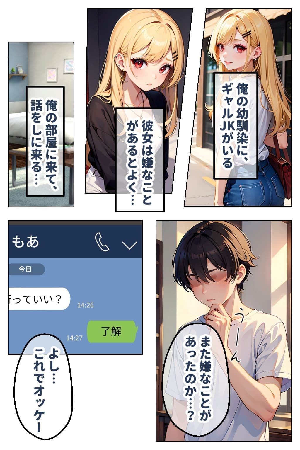 見た目ギャル、中身清楚が堕ちるまで 2幼馴染編 サンプル 1