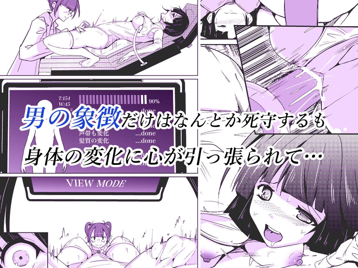 女体化治験バイト サンプル 3