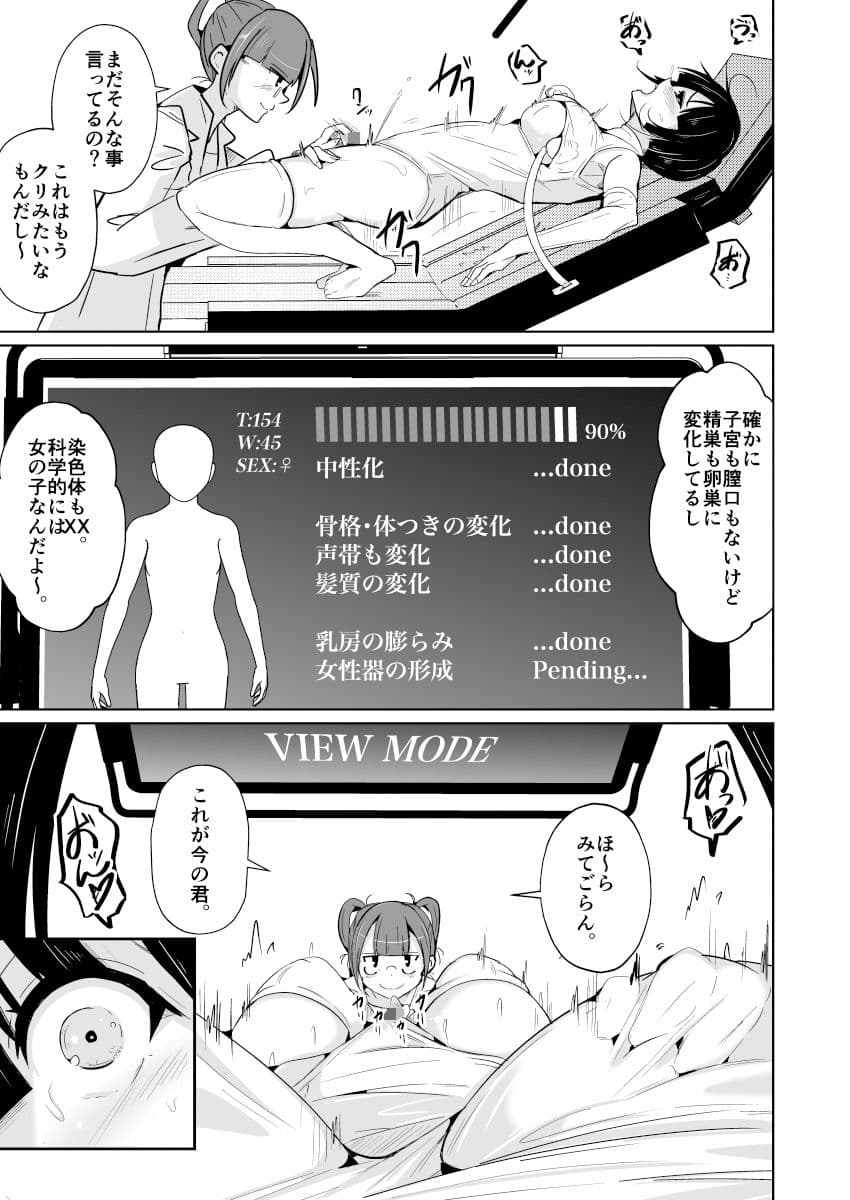 女体化治験バイト サンプル 8