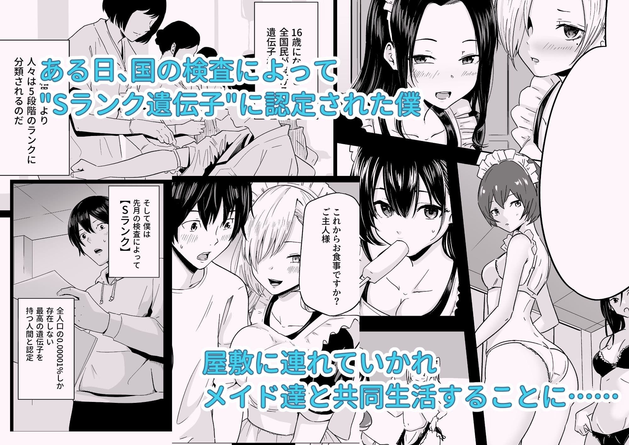 Sランク遺伝子認定されたので、優秀な子供を作るためメイドに中出しして妊娠させる話。 サンプル 2
