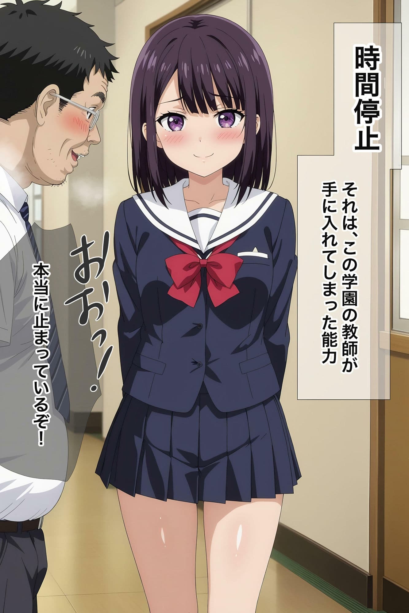 変態教師が時間停止でイタズラ♪ サンプル 4