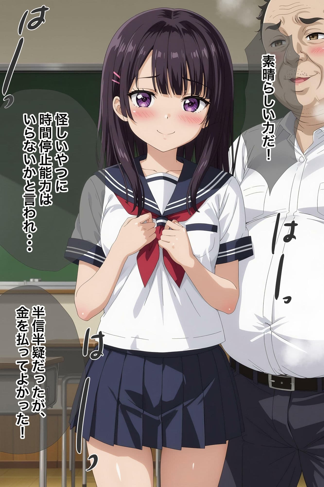 変態教師が時間停止でイタズラ♪ サンプル 5