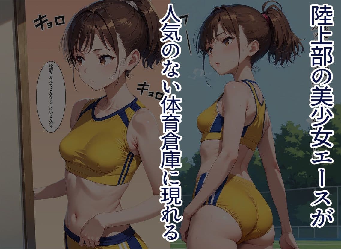 陸上部美少女エースの秘密のルーティーン サンプル 1