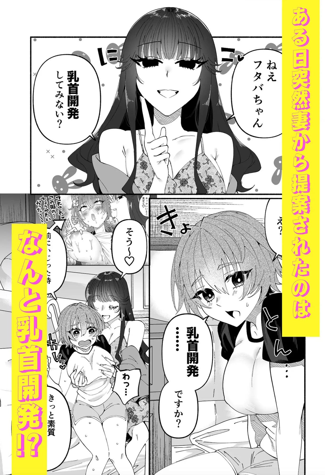 ふたなり娘はドスケベお姉さんに乳首をおバカにされちゃいました サンプル 1