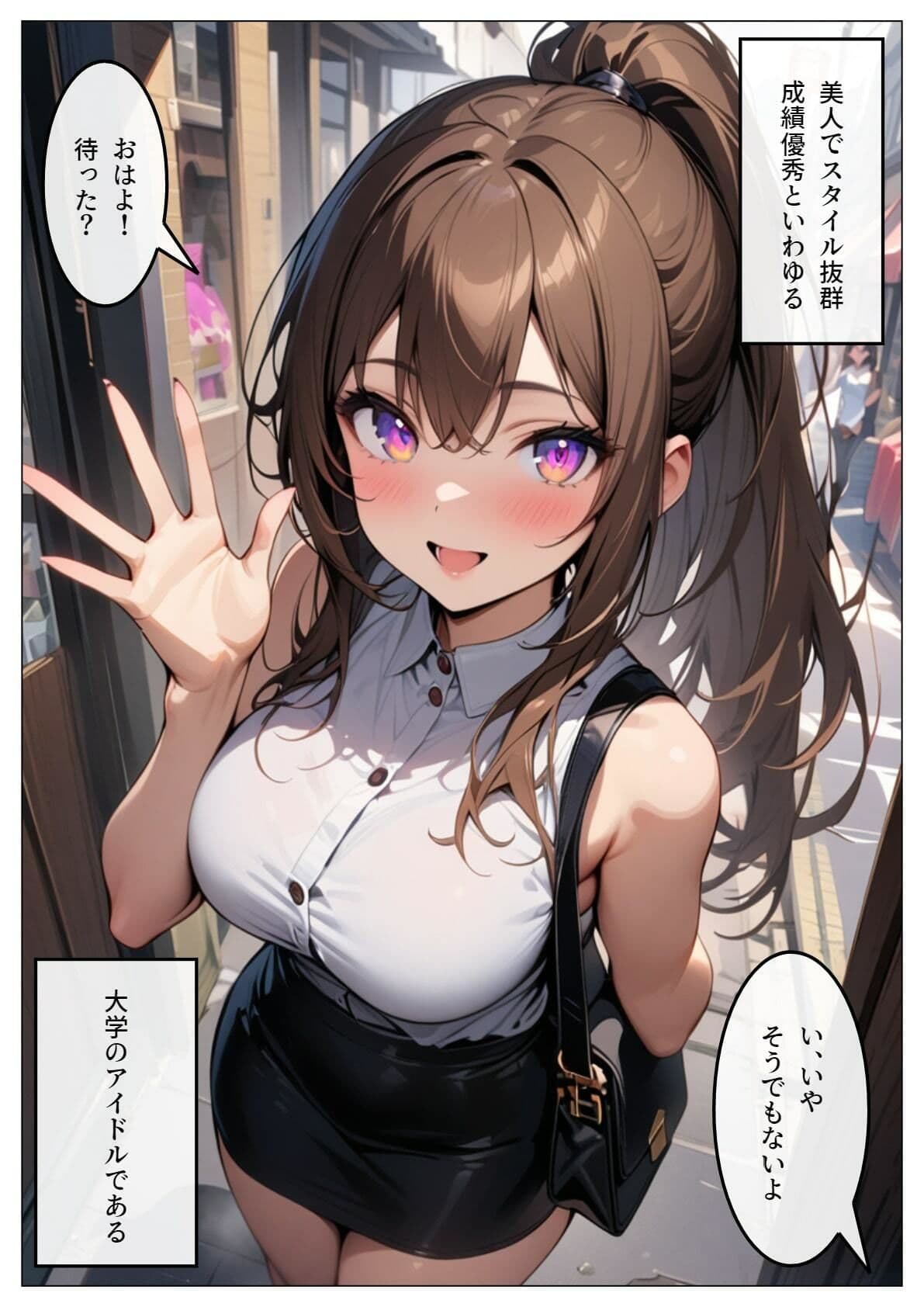 ゲリラ豪雨が降ってきたので巨乳の幼馴染とホテルで雨宿りした結果・・・ サンプル 2