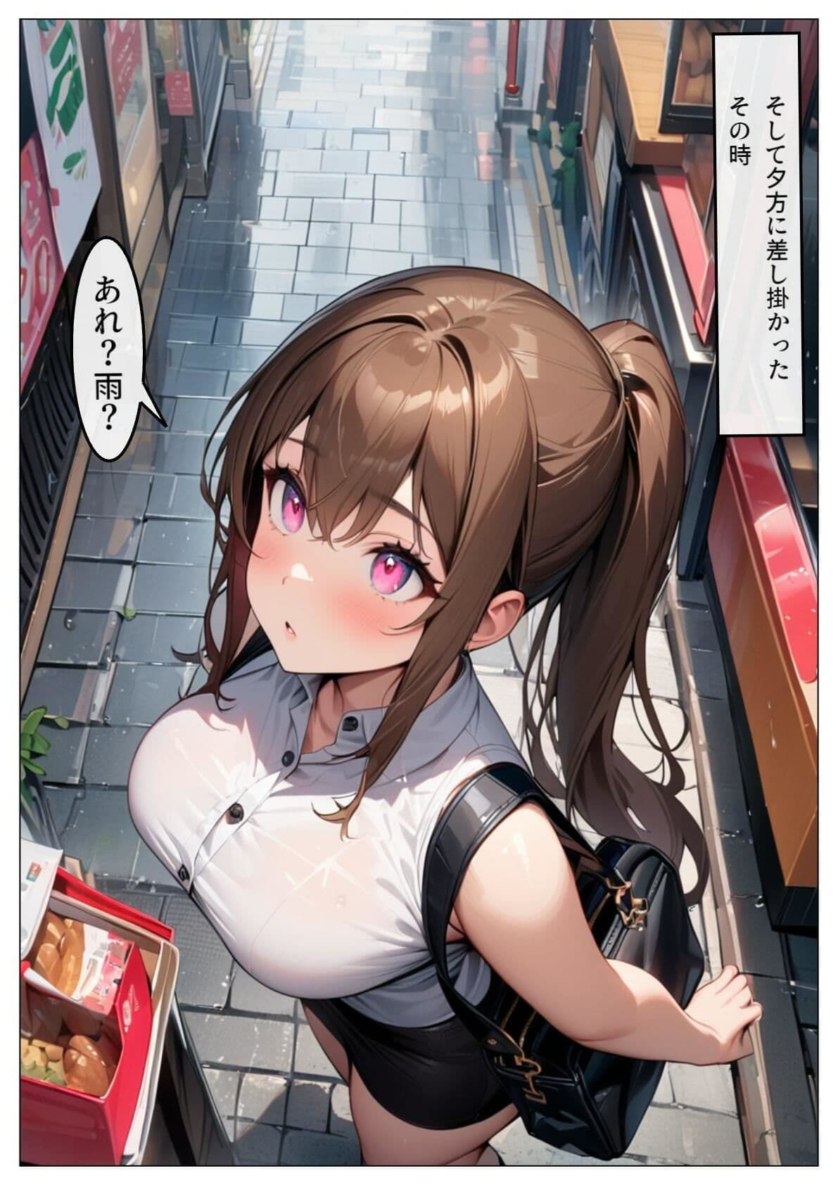 ゲリラ豪雨が降ってきたので巨乳の幼馴染とホテルで雨宿りした結果・・・ サンプル 4