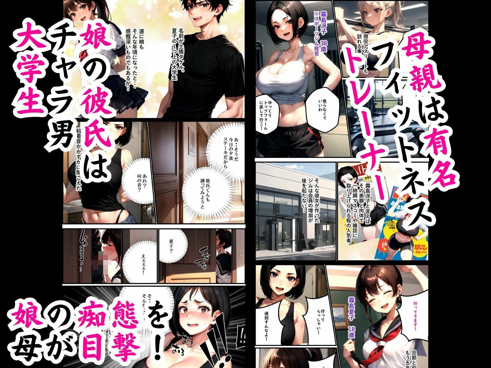母娘娯楽（ゲーム）〜娘の彼氏に堕とされて〜 母親編 サンプル 2