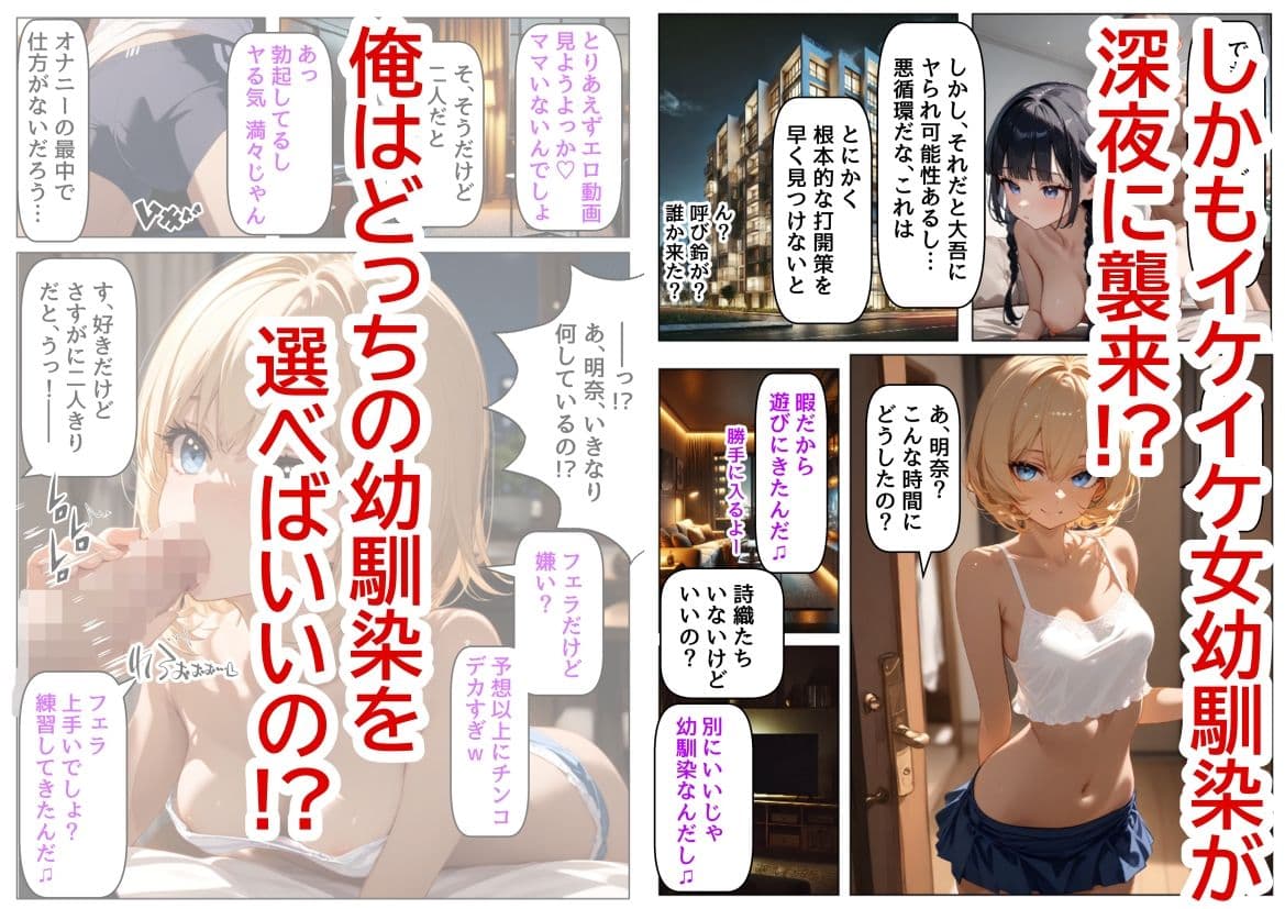 初体験に興味ある幼馴染4人で、AV鑑賞会してみる サンプル 6