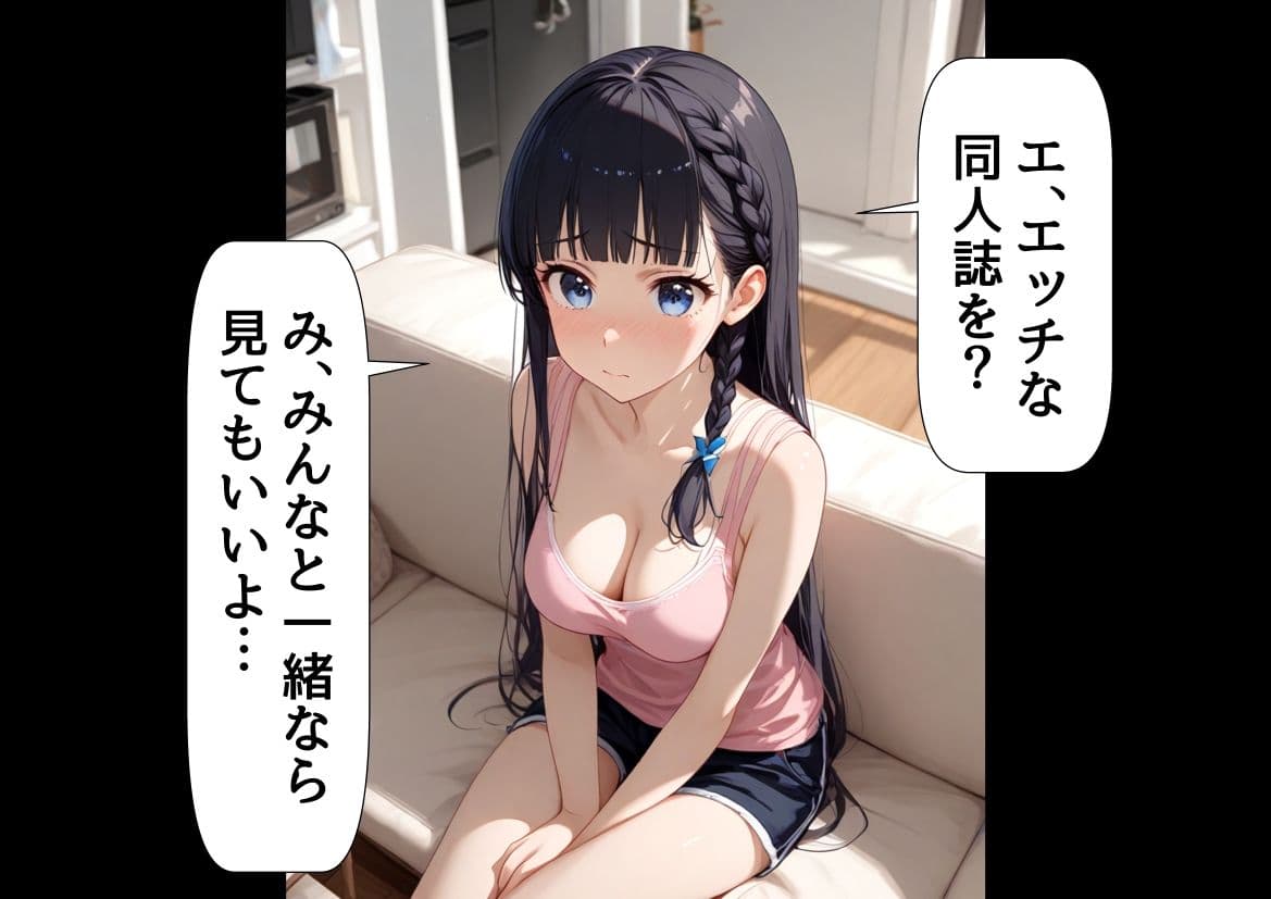 初体験に興味ある幼馴染4人で、AV鑑賞会してみる サンプル 8