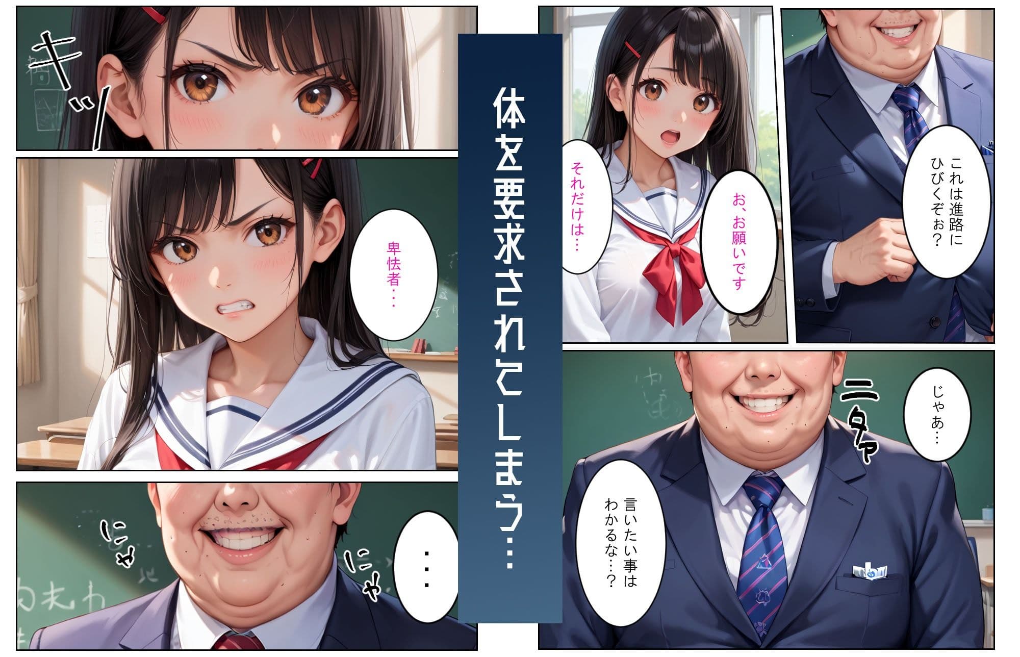 裏垢女子 変態教師の言いなりになってしまう サンプル 2